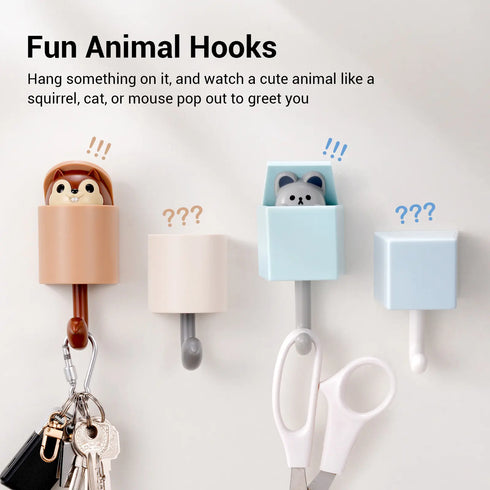 xCool PopSeek Cute Decorative Wall Hooks, 2PCS