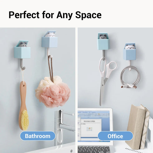 xCool PopSeek Cute Decorative Wall Hooks, 2PCS