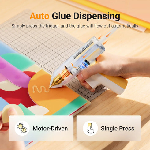 xCool CraftMate Cordless Hot Glue Gun with 30 Glue Sticks