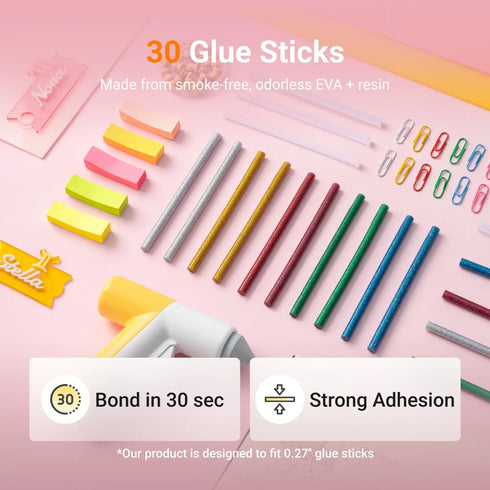 xCool CraftMate Cordless Hot Glue Gun with 30 Glue Sticks