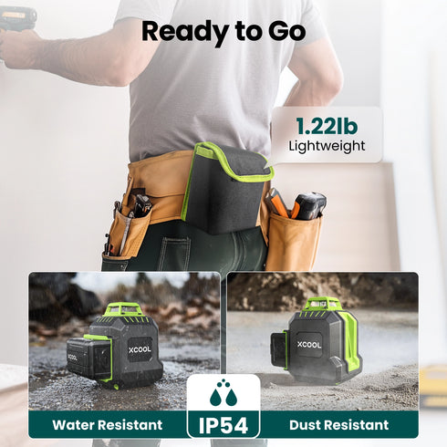 xCool Brillaser 360° Self-Leveling Laser Level