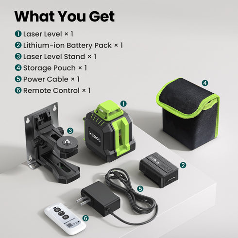 xCool Brillaser 360° Self-Leveling Laser Level