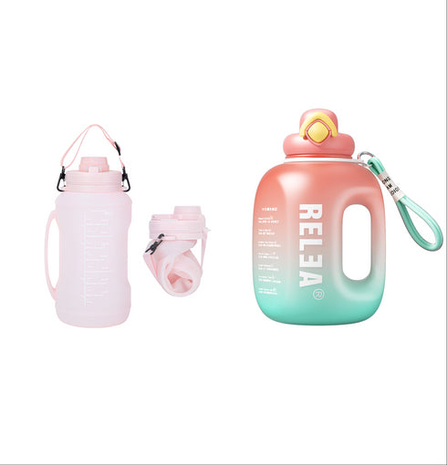 Collapsible Large Capacity Travel Water Bottle 67oz