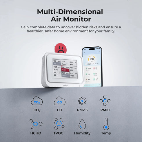 EaseAir: The Air Quality Monitor Tracking All Key Pollutants