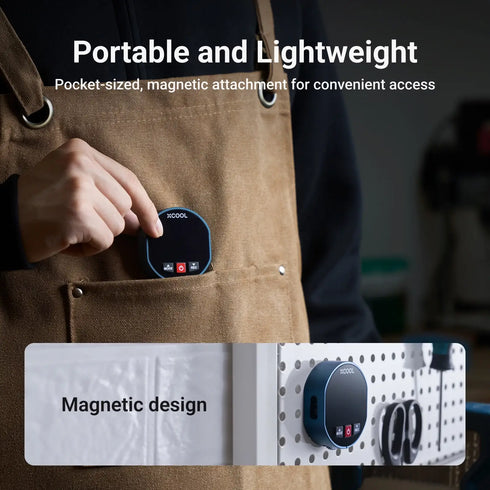 xCool 2-in-1 Rolling Tape Measure & Laser Tape Measure with Digital Readout