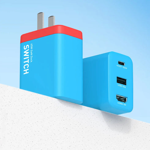 Switch GaN Fast Charger & Dock Station 65W