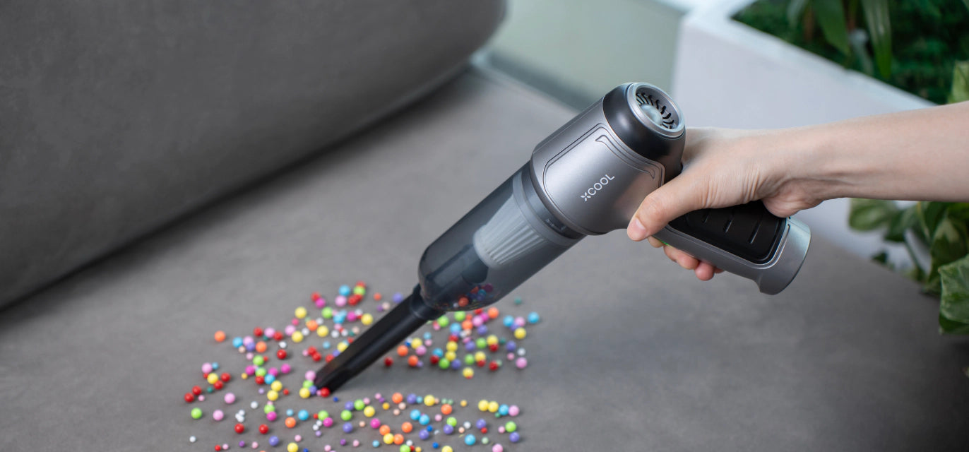 xCool Small Wireless Handheld Car Vacuum Cleaner for Car, Home, Pet
