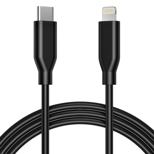 xCool USB-C to Lightning Cable 3.3ft, MFi Certified for iPhone 14/13/12, Black