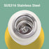 20oz Cute Water Bottle with LED Temperature Display