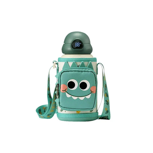 20oz Cute Water Bottle with LED Temperature Display