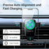 2-in-1 15W Auto Clamping Wireless Car Charger and Phone Holder