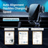 2-in-1 15W Auto Clamping Wireless Car Charger and Phone Holder