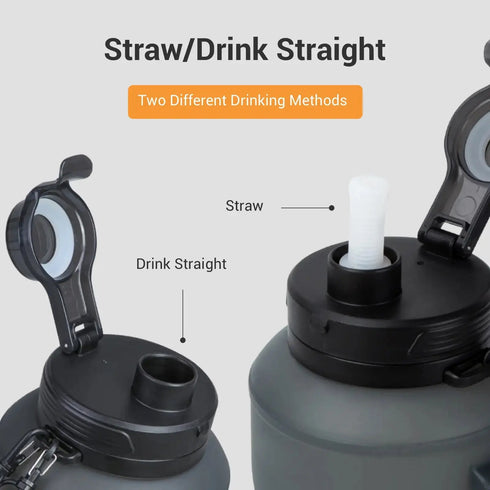 Collapsible Large Capacity Travel Water Bottle 67oz