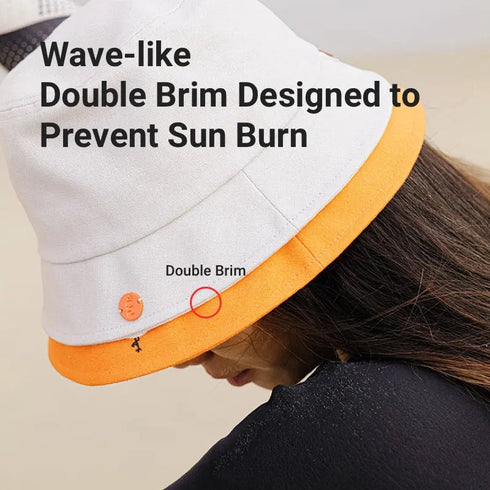 Double Brim Unisex Bucket Hat