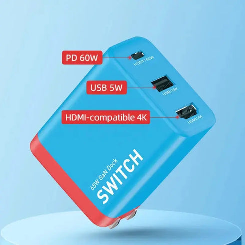 Switch GaN Fast Charger & Dock Station 65W