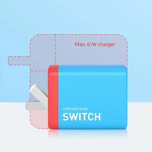 Switch GaN Fast Charger & Dock Station 65W