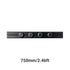 Wall-Mount Hi-Tech Flexible Power Strip System with Removable Outlets