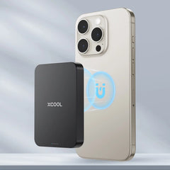 xCool 10,000mAh Portable Magnetic Wireless Power Bank with USB-C Cable