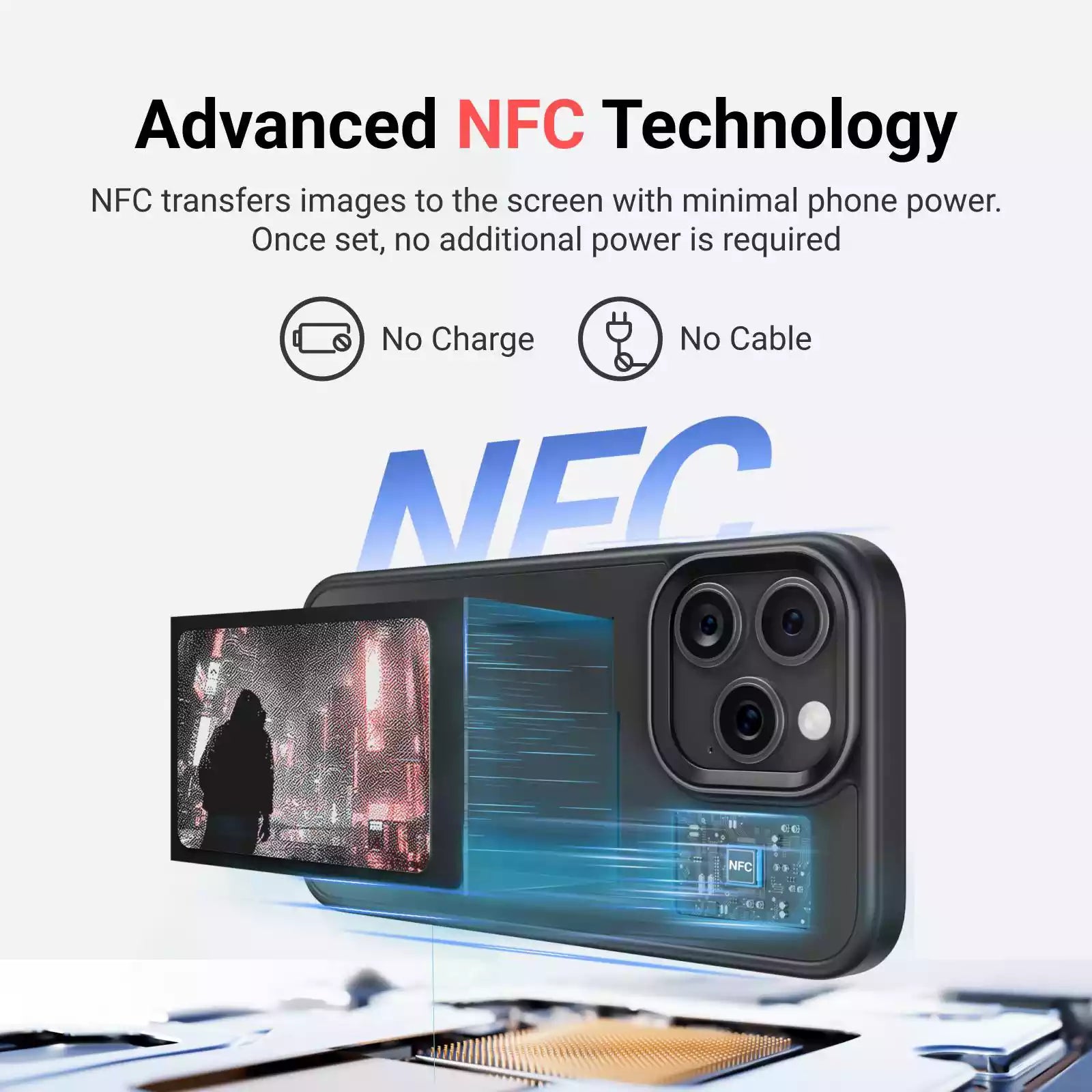 xCool InkPlay Smart E-Ink Photo Phone Case