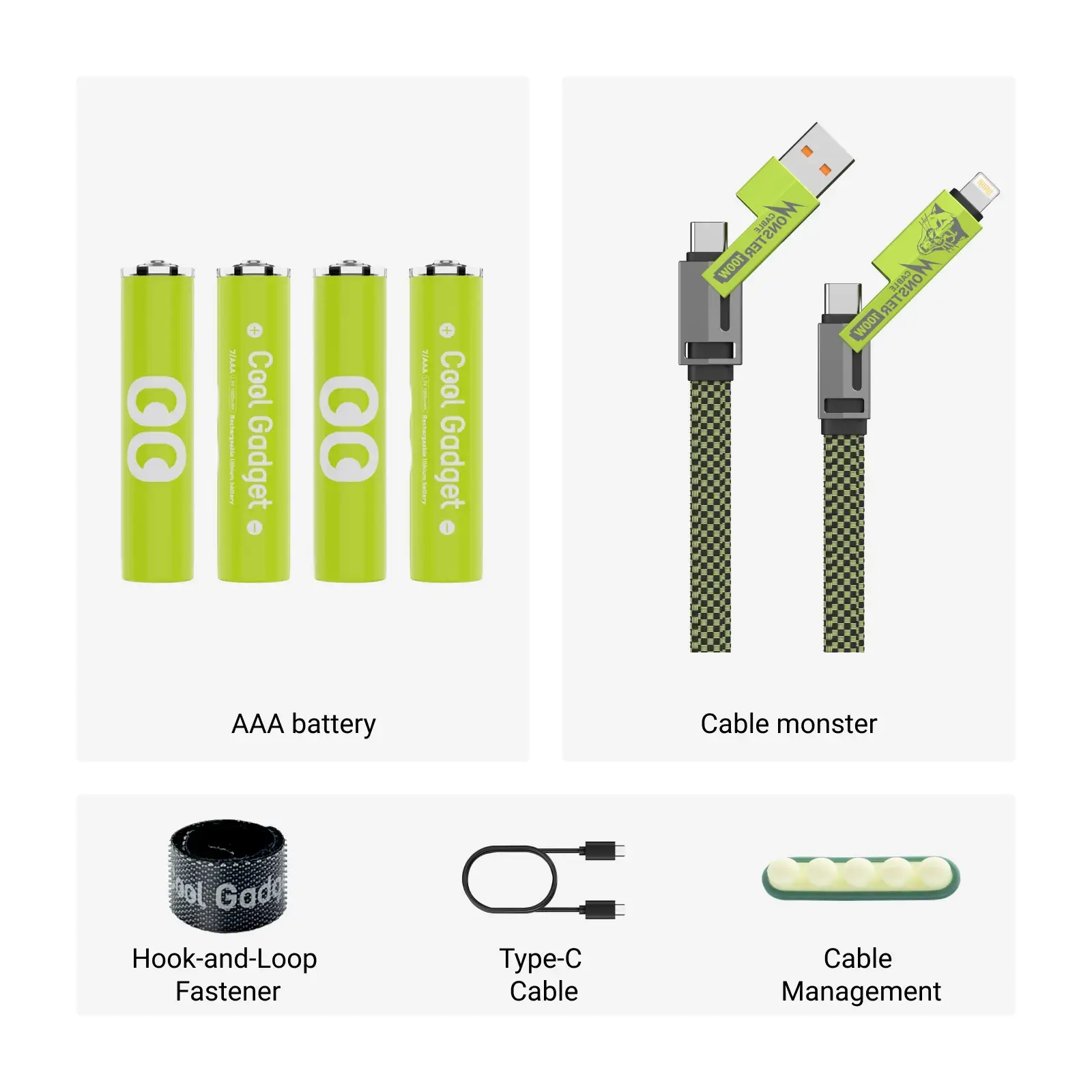AA/AAA Type-C Rechargeable Li-ion Battery