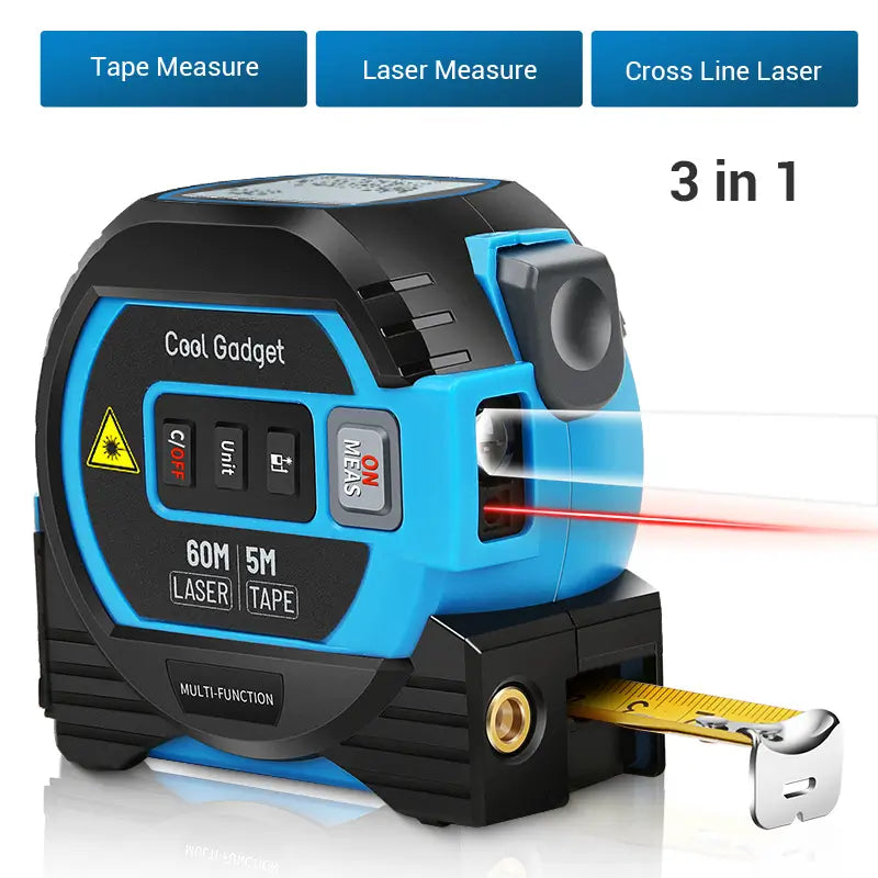 3-in-1 Laser And Digital Tape Measure Christmas gift