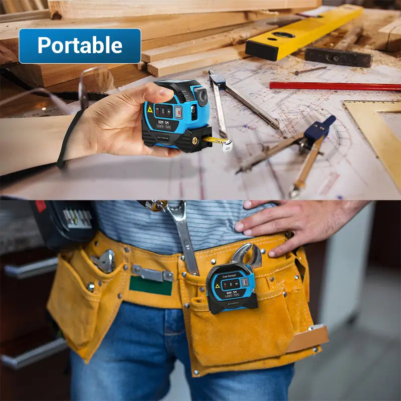 3-in-1 Laser And Digital Tape Measure Christmas gift