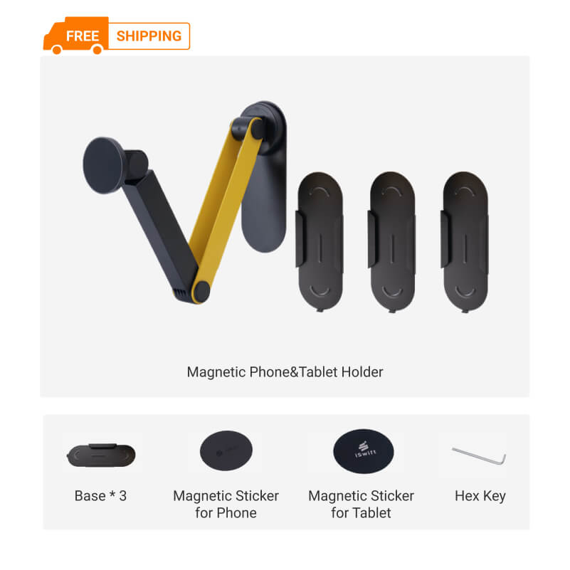 Adjustable Magnetic Phone&Tablet Holder - Cool Gadget