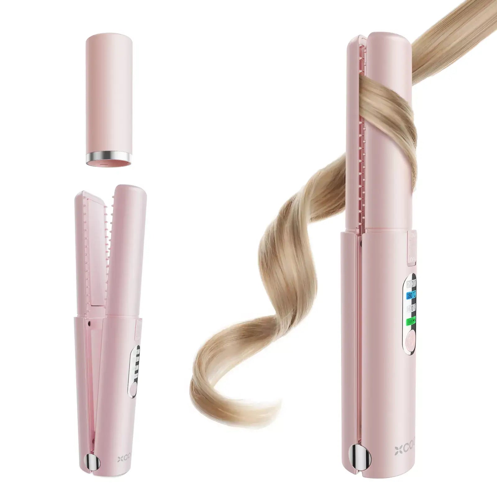 xCool StyleSwift 2-in-1 Cordless Hair Straightener and Curler