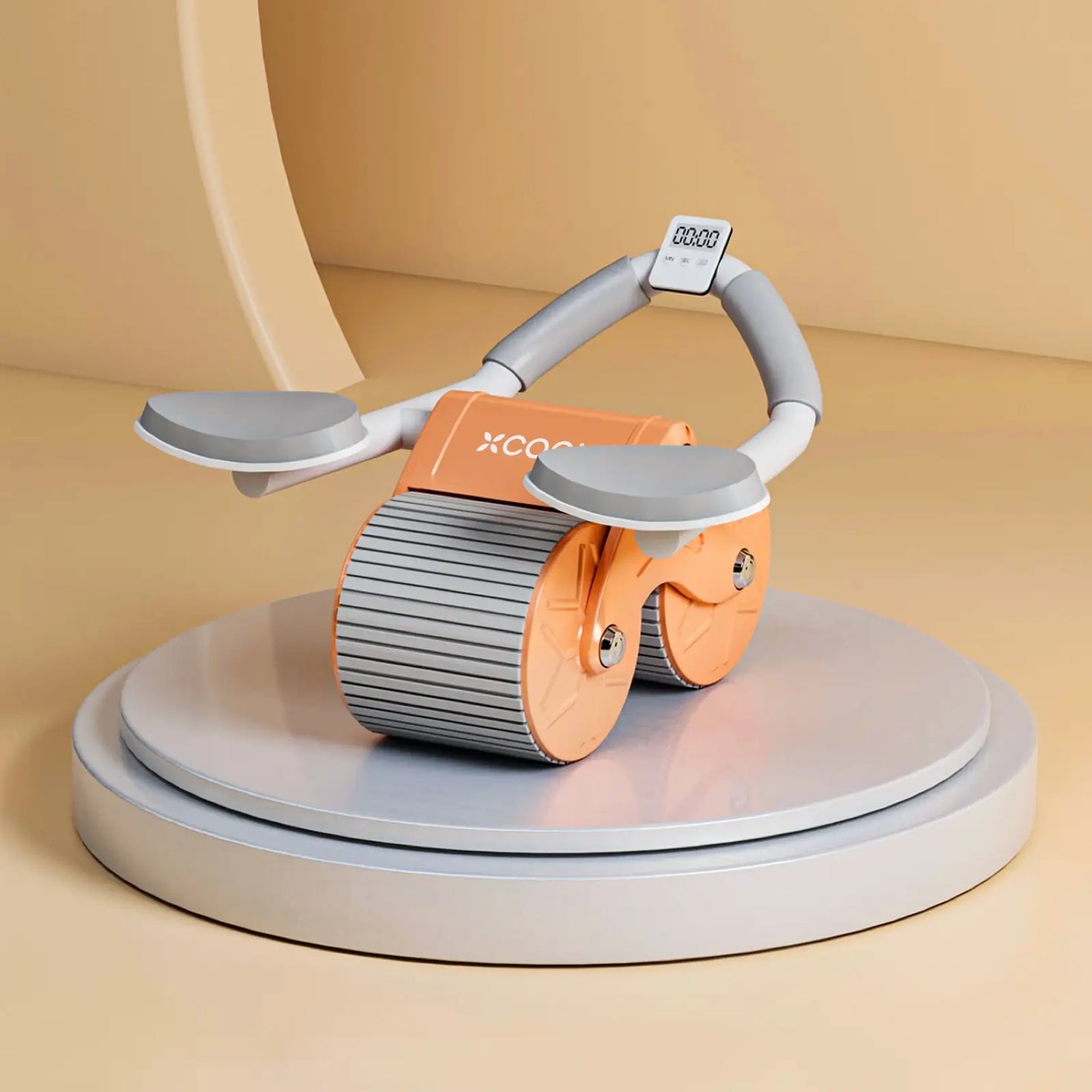 xCool 2in1 Widen Automatic Rebound Ab Roller Wheel with Elbow Suppor