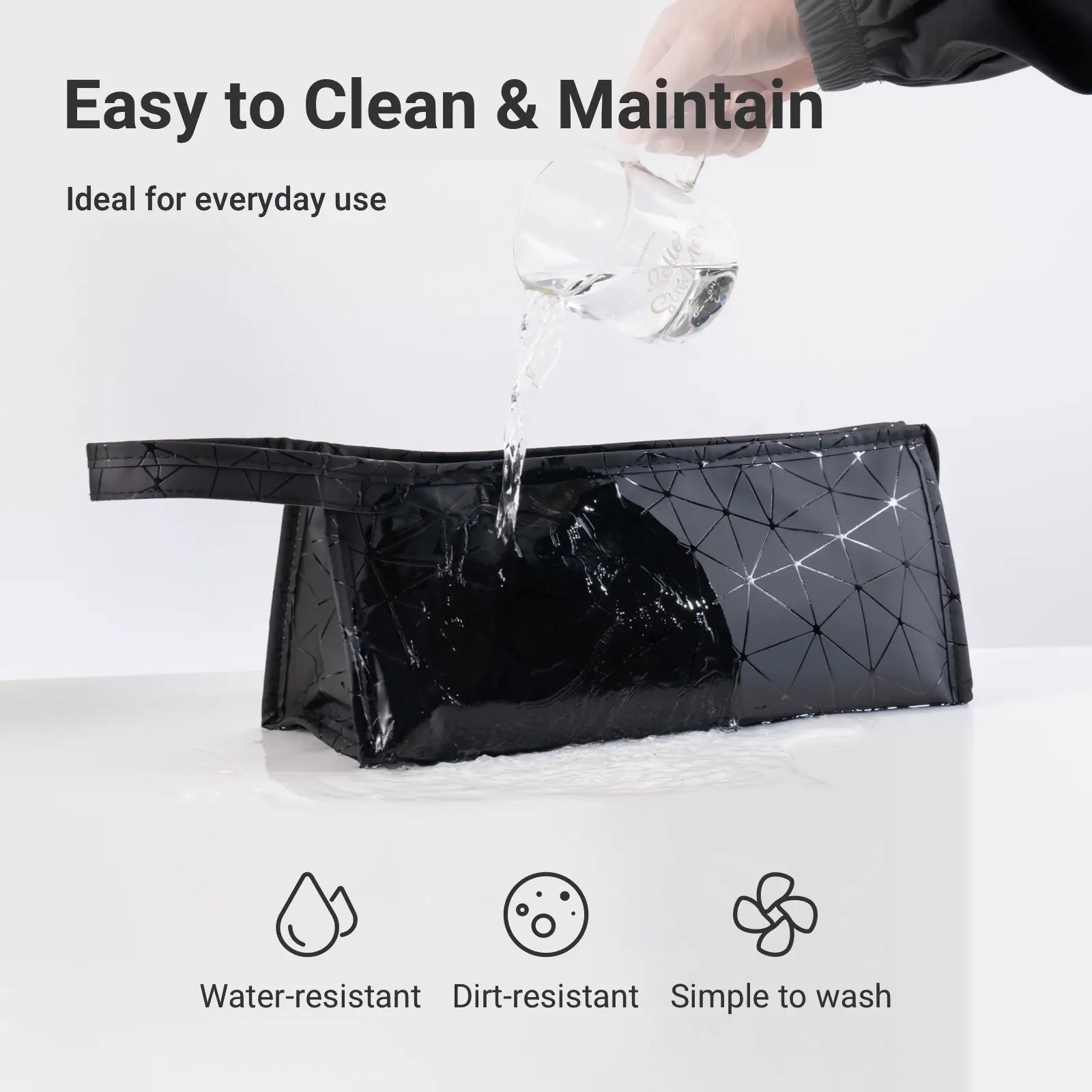 Geometric Pattern Portable Hair Dryer Bag for Travel Cool Gadget