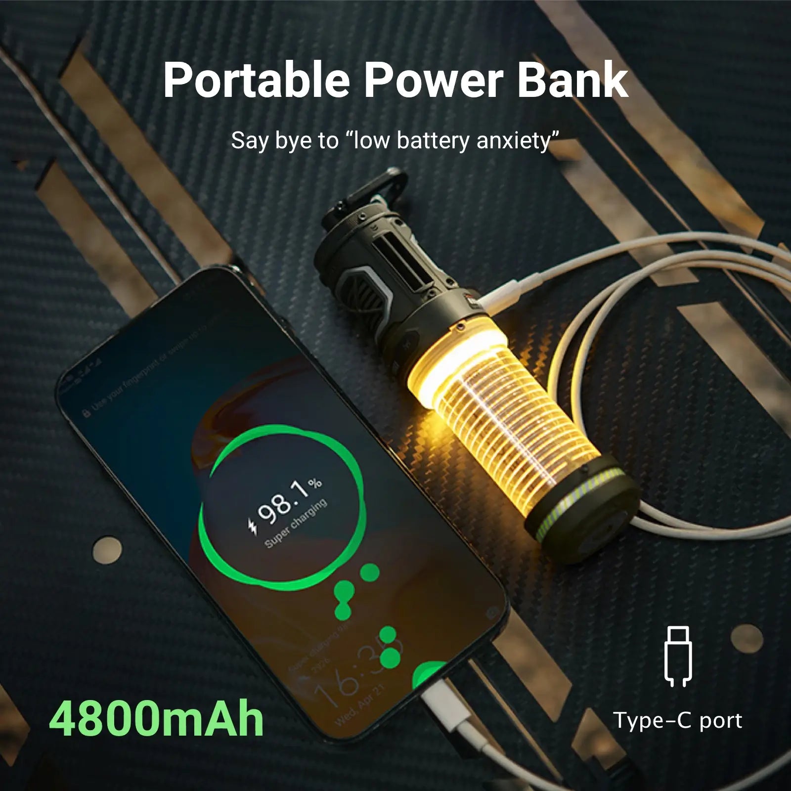 2-in-1 Outdoor Mosquito Repellent With Camping Light