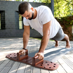 xCool Multifunction Portable Wooden Push-up Board