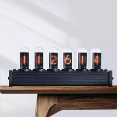 xCool Elekstube Nixie Tube Clock in Cyberpunk & Vintage Decor with Mood Lighting