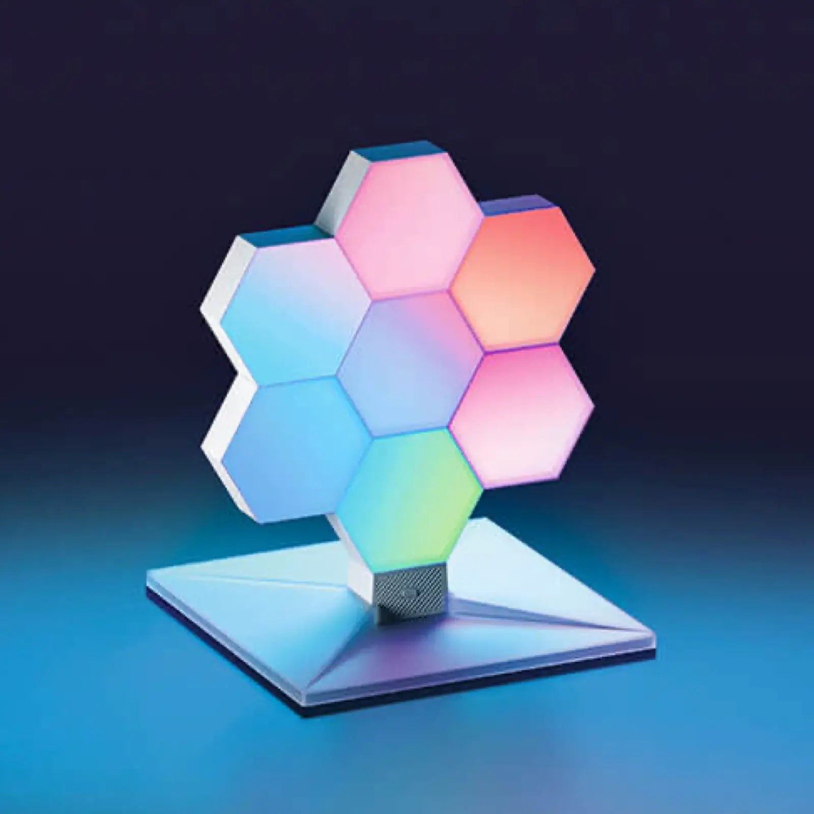 RGB Hexagon Lights Kit 7PCS Cool Gadget