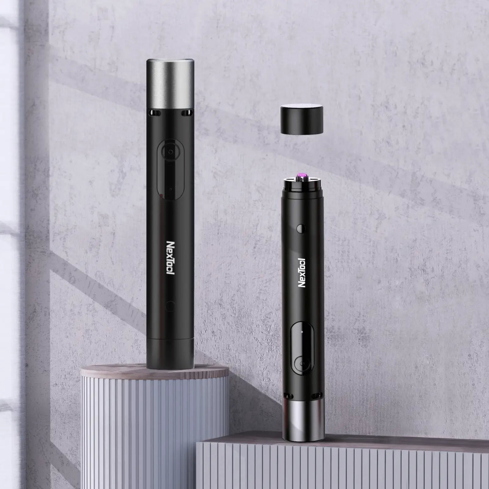 LED Rechargeable Mini Multifunction Flashlight With Electric Lighter