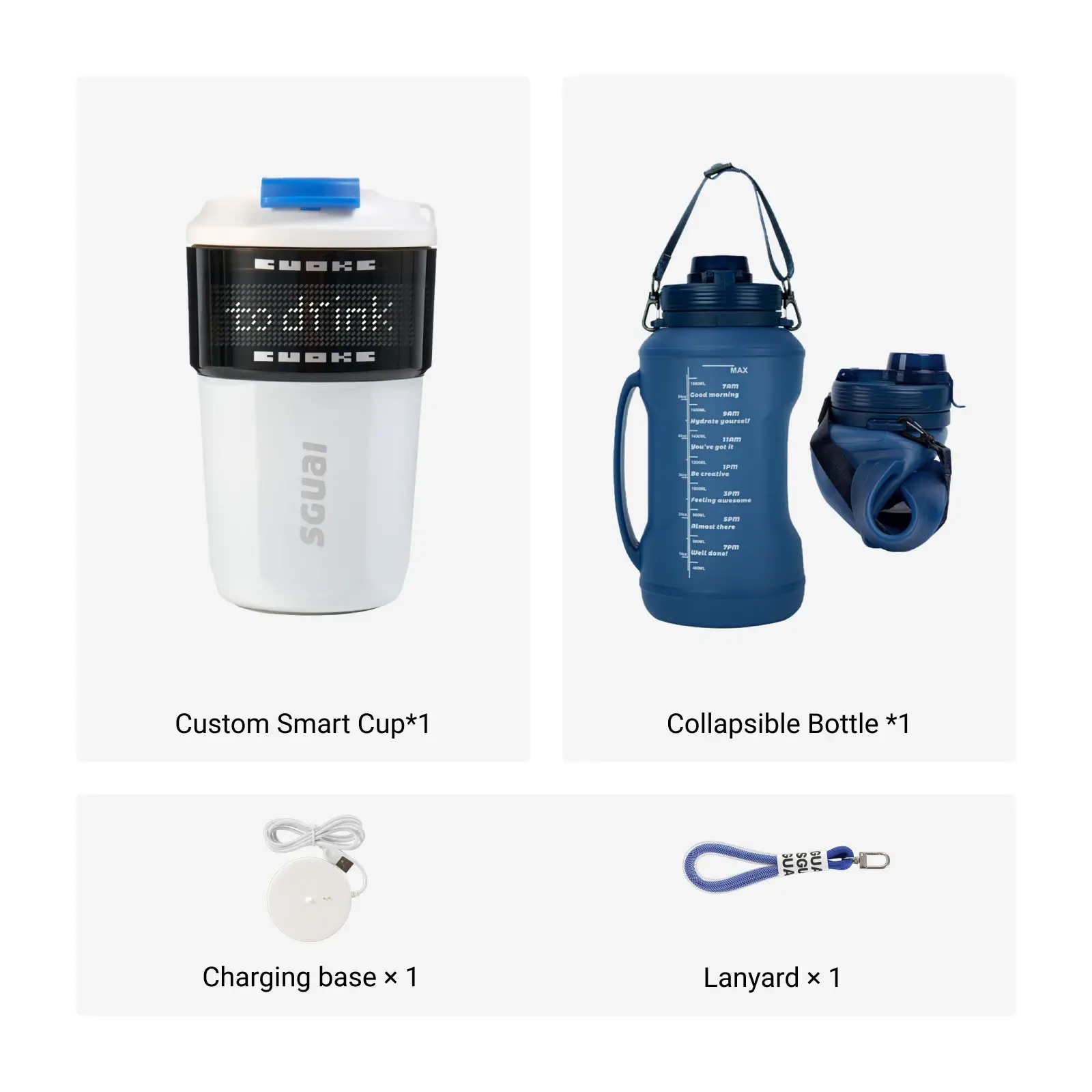 Custom Smart Reusable Insulated Iced Coffee Cup