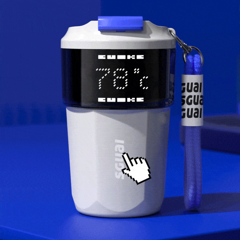 Custom Smart Reusable Insulated Iced Coffee Cup Christmas gift