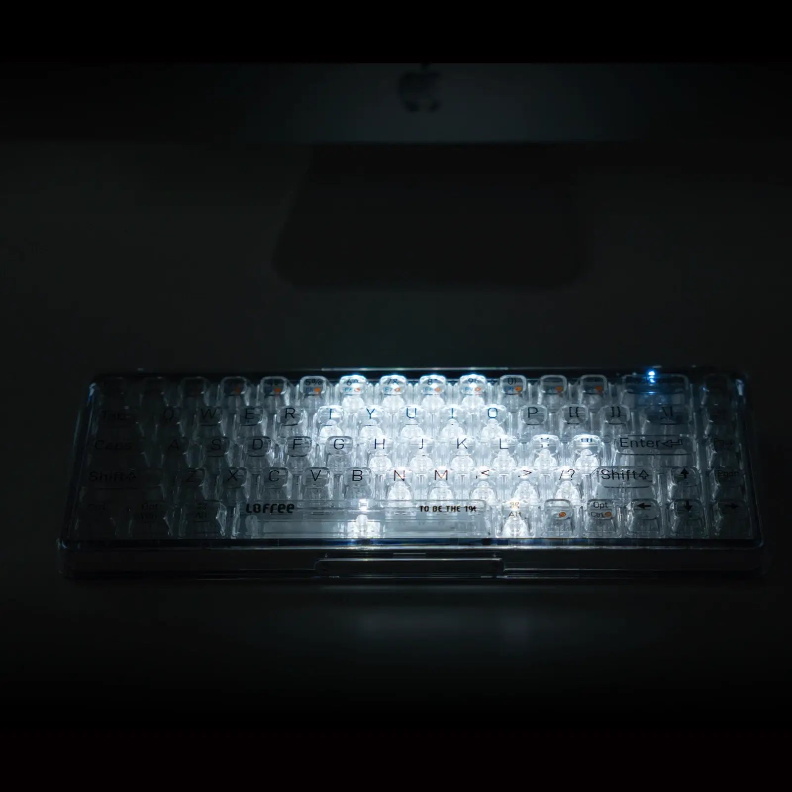 1% Transparent Mechanical LED Keyboard Cool Gadget