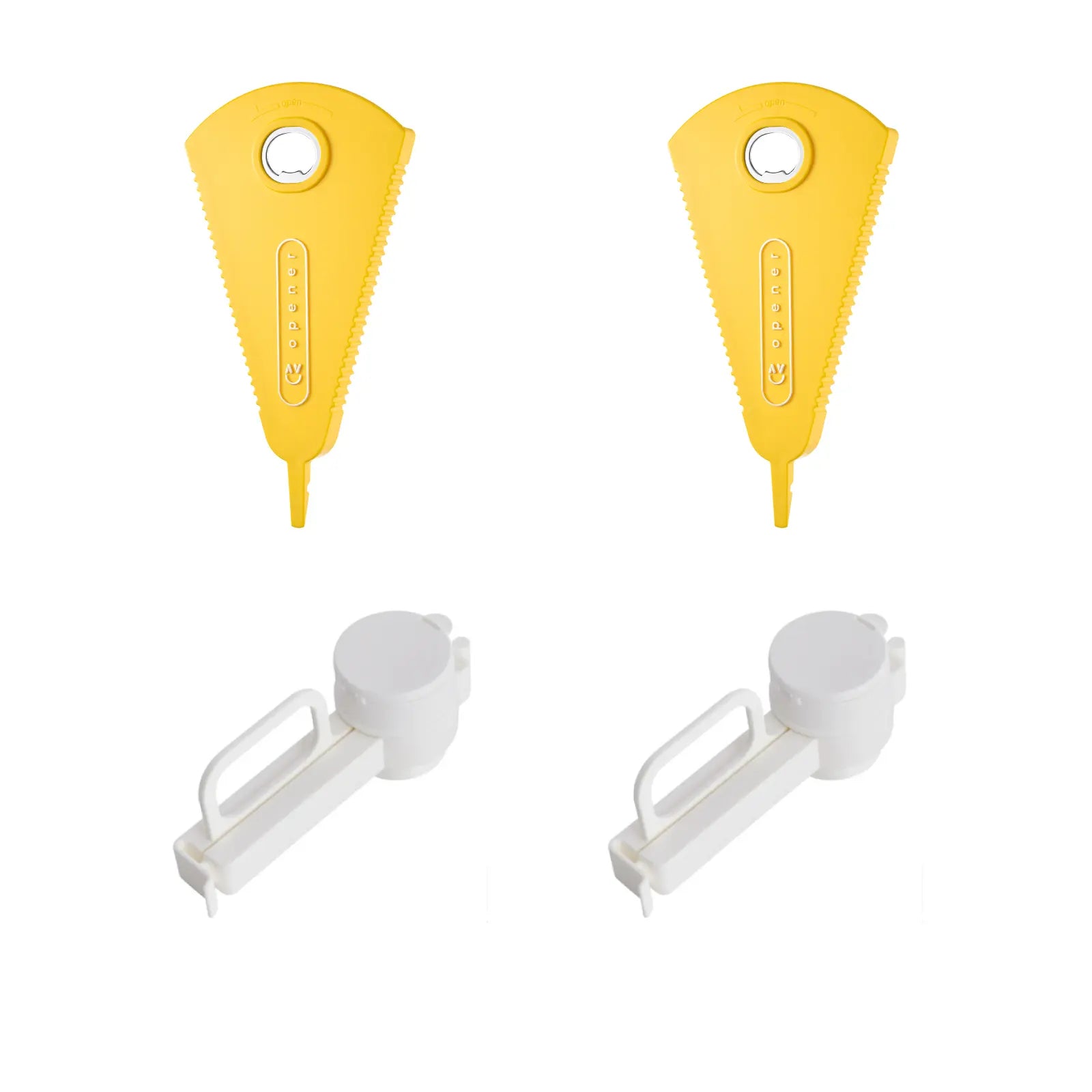 xCool 4-in-1 Bottle and Jar Opener for Seniors, Weak Hands, Arthritis