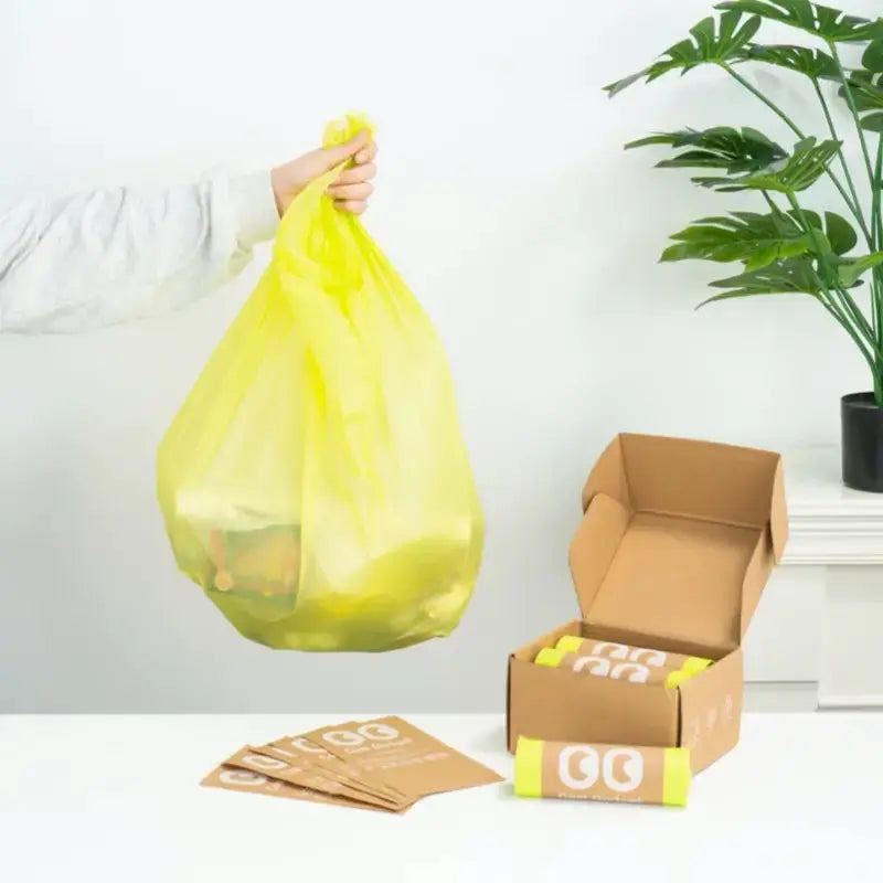 100% Biodegradable Cornstarch Trash Bags 6-Roll Cool Gadget