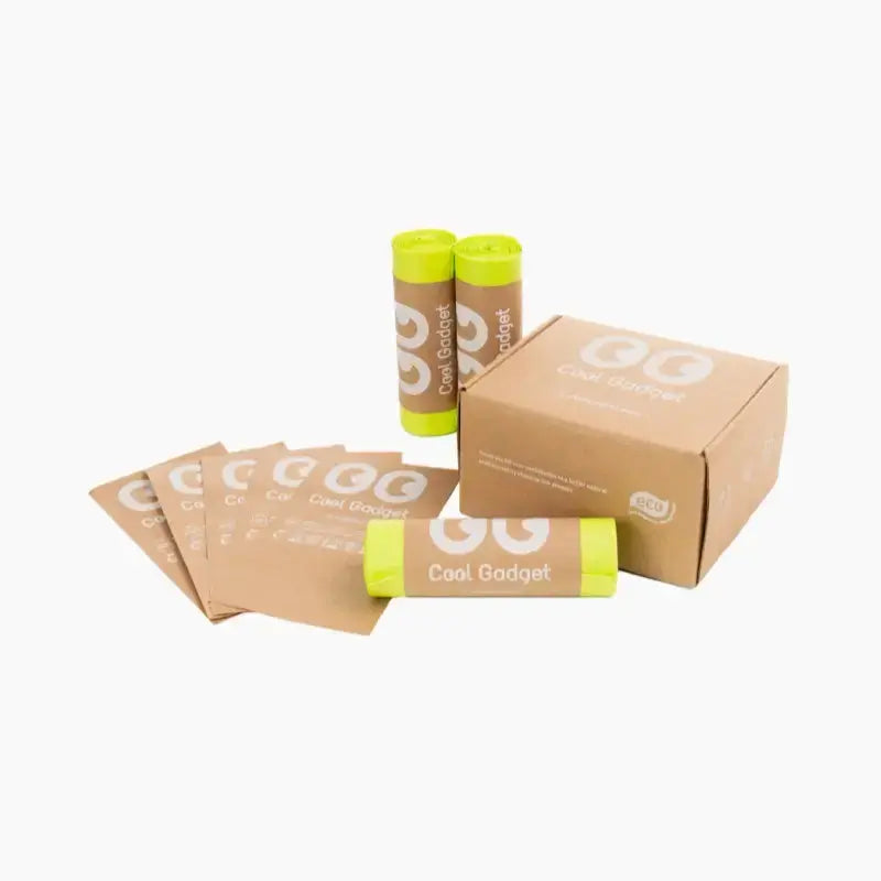 100% Biodegradable Cornstarch Trash Bags 6-Roll Cool Gadget