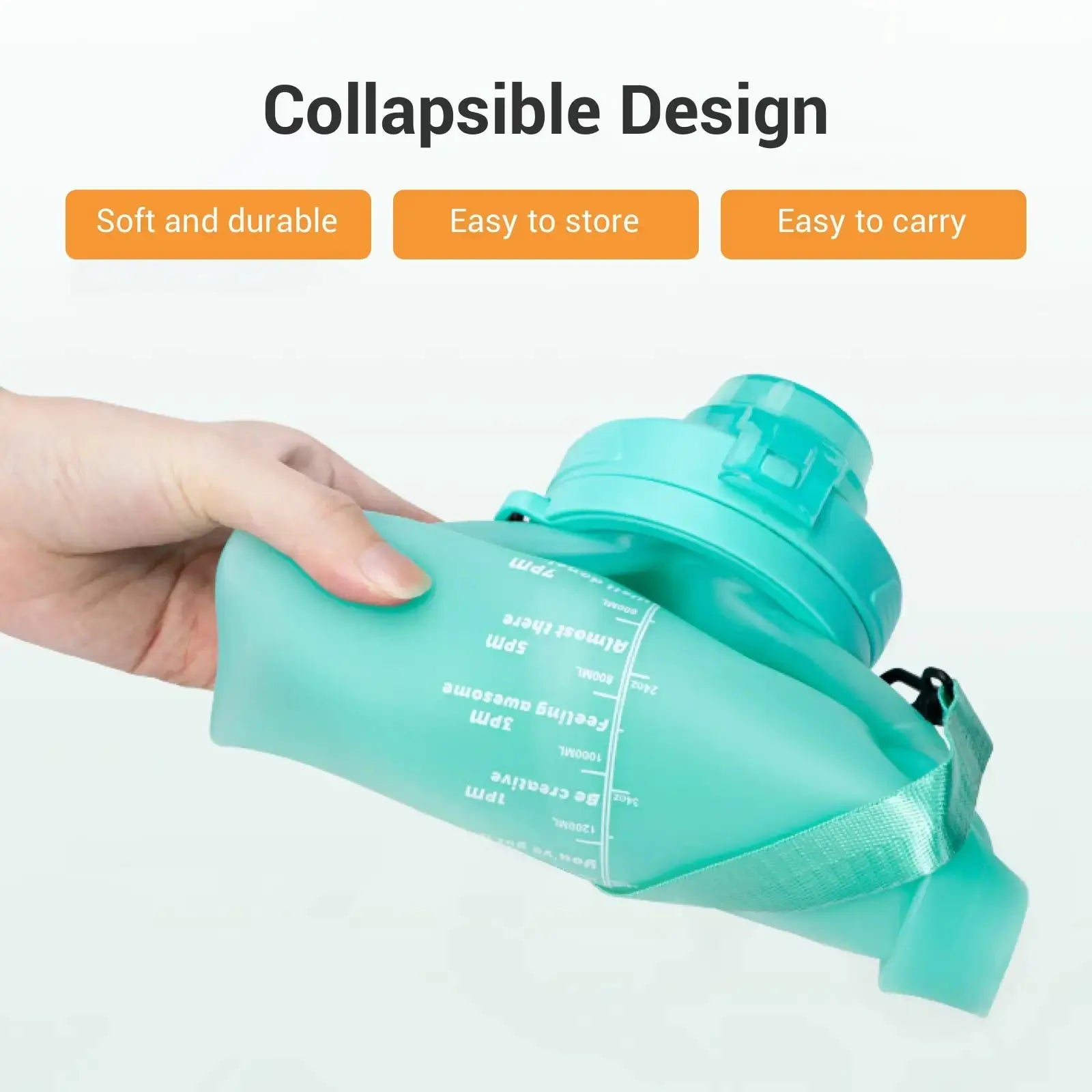 Collapsible Large Capacity Travel Water Bottle Cool Gadget