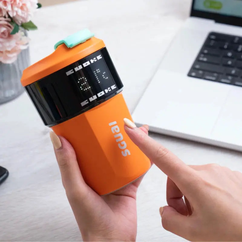 Custom Smart Reusable Insulated Iced Coffee Cup Cool Gadget