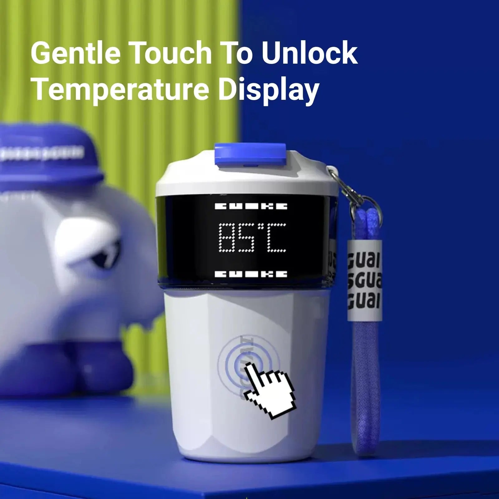 Custom Smart Reusable Insulated Iced Coffee Cup Cool Gadget