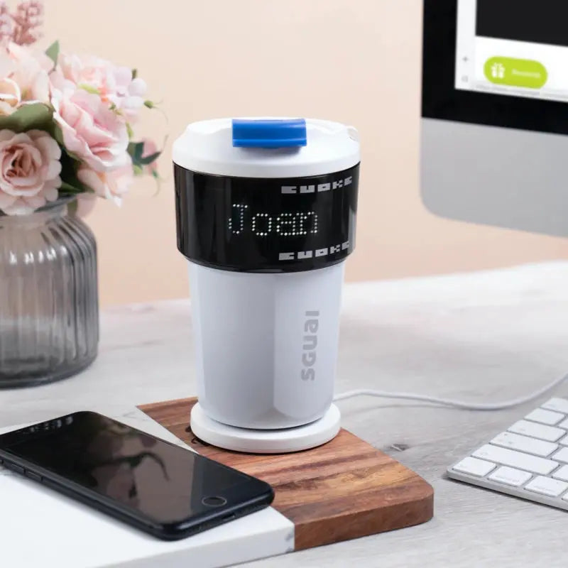Custom Smart Reusable Insulated Iced Coffee Cup Cool Gadget