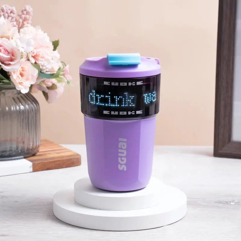 Custom Smart Reusable Insulated Iced Coffee Cup Cool Gadget