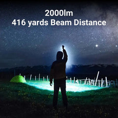 Outdoor Super Bright Flashlight 2000lm Cool Gadget