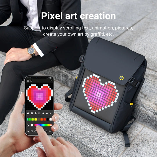 Pixel Lighting Backpack