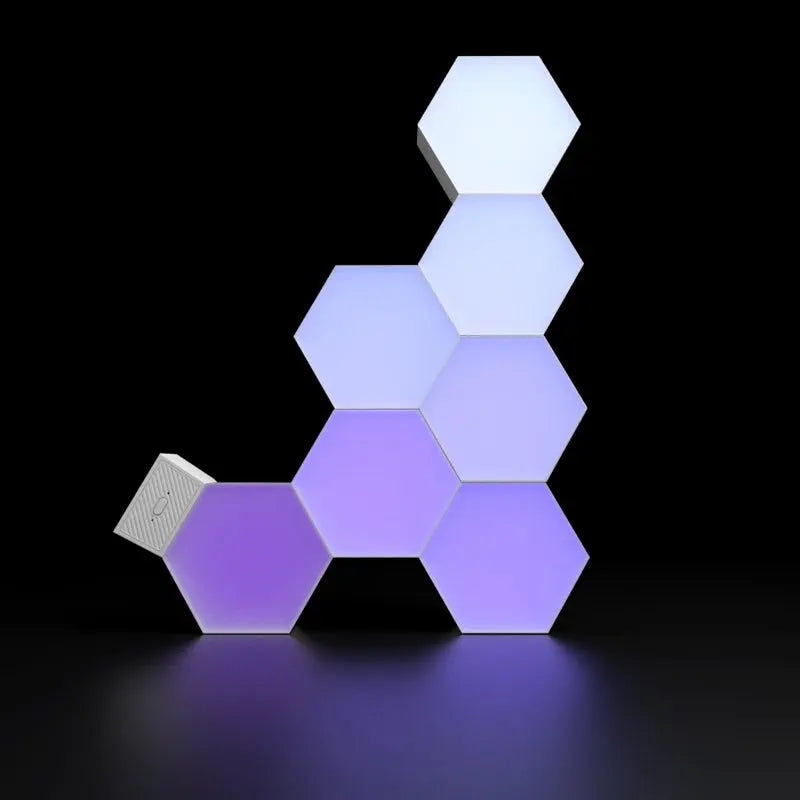 RGB Hexagon Lights Kit 7PCS Cool Gadget