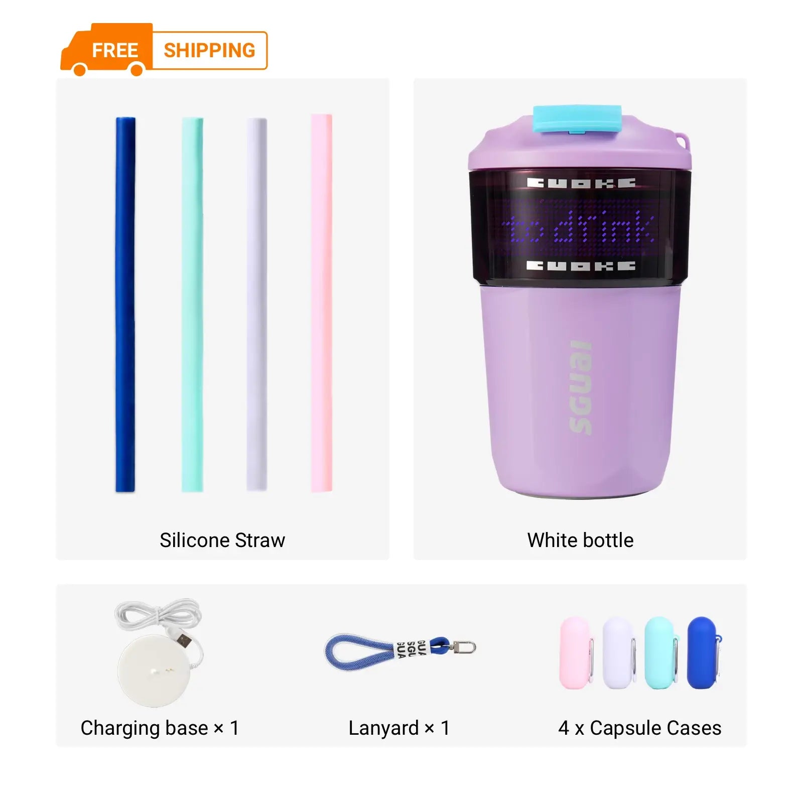 Custom Smart Reusable Insulated Iced Coffee Cup